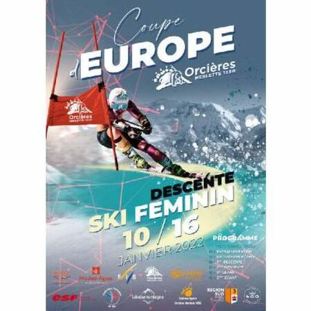 Orcières Merlette 1850 accueillera les épreuves de vitesse de la Coupe d’Europe de Ski Alpin