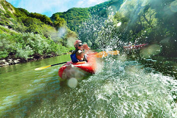 Whitewater activities in the Hautes Alpes